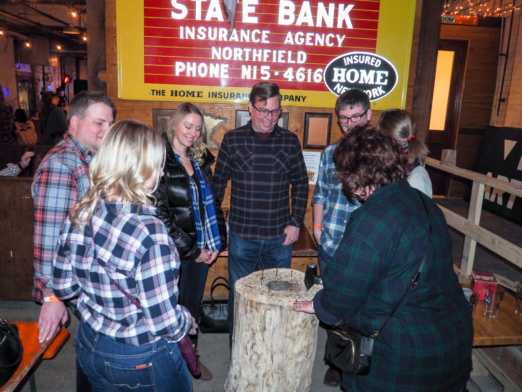 Lumberjack Games at the Flannel Formal